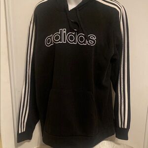 adidas hoodie black & white size M for womens